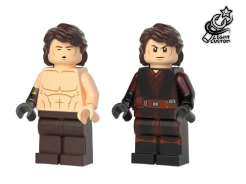 LEGO Star Wars Light Custom LC The Chosen One and The Nightmare One Anakin