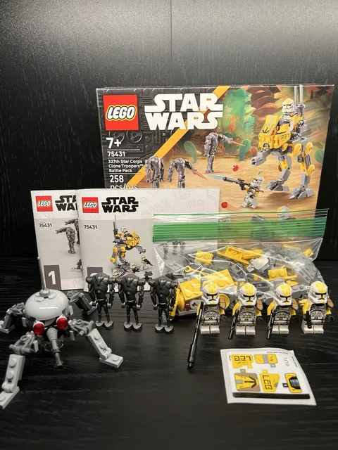 LEGO Star Wars 327th Trooper Battle Pack 75431 Complete w/ Box And Instructions
