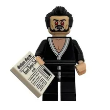 General Zod Custom Minifigure with Gotham Gazette Kneel Before Zod Tile