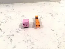 Lot of Lego Minecraft Pig And Fox Figures