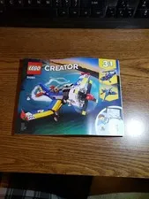 LEGO Creator Race Plane 31094 Illustrated Manual Booklet Multilingual