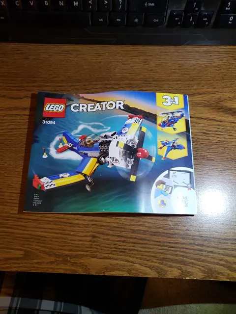 LEGO Creator Race Plane 31094 Illustrated Manual Booklet Multilingual