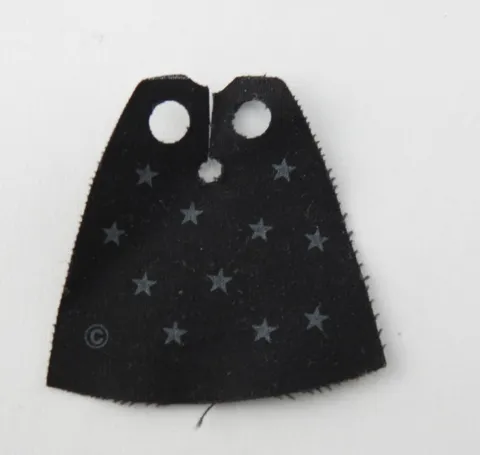 LEGO HARRY POTTER - Minifig Bodywear Cape Cloth Standard w/ Star Pattern - Black