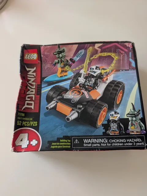 SEALED WITH BOX DAMAGE LEGO Ninjago Cole's Speeder Car 71706 Hausner Hover Board