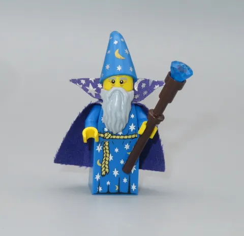 LEGO Wizard blue staff complete minifigure CMF Collectible Series 12