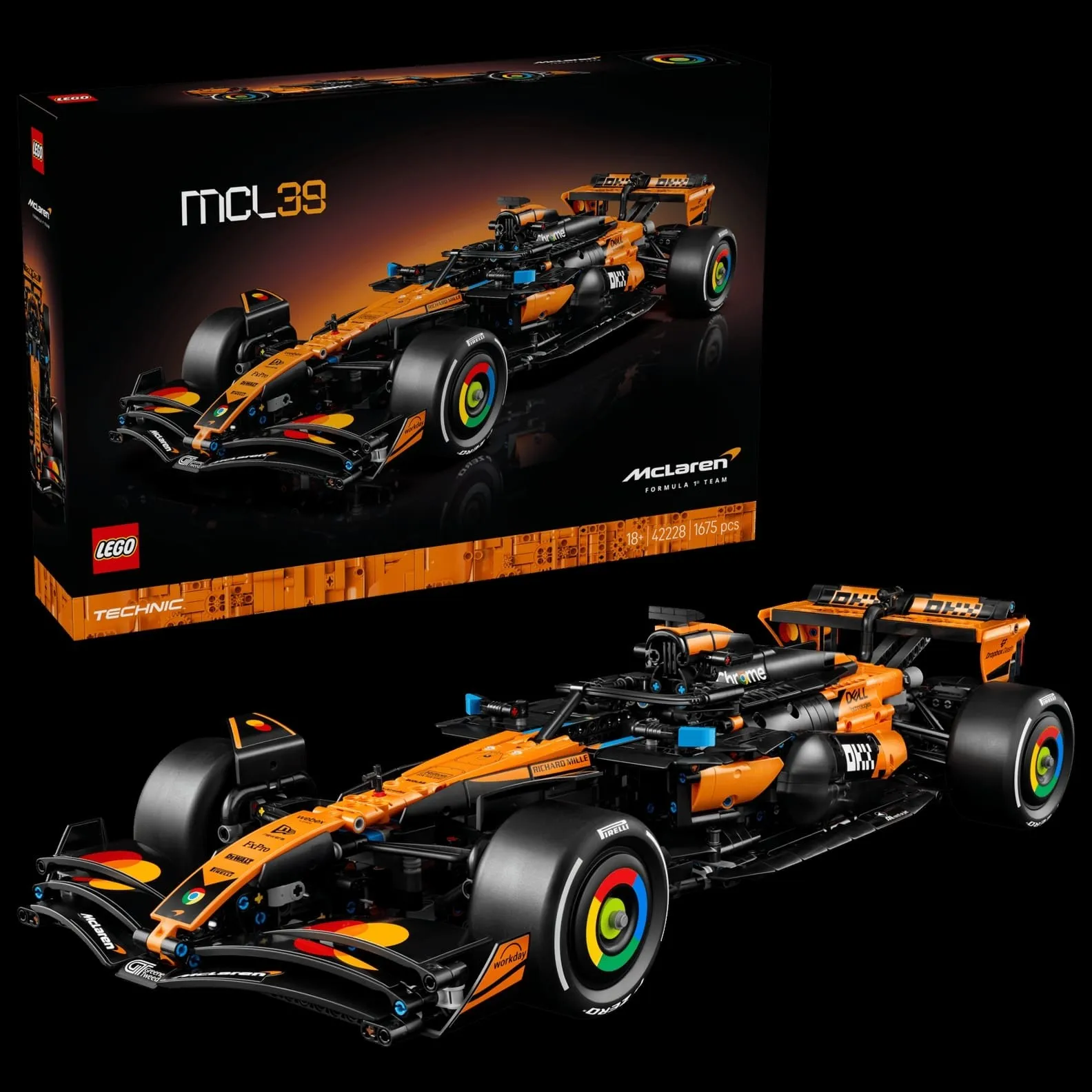 LEGO Technic McLaren F1 MCL39 42228 Race Car Set 