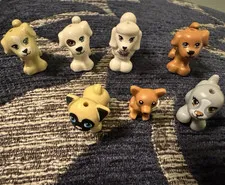 LEGO Friends Dog Figures Lot of 7 Genuine Minidoll Animals