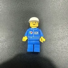 Very Rare LEGO Town Minifigure Octan Blue Oil (Genuine) Vintage OCT005  G6