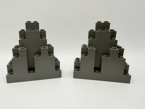 LEGO VINTAGE Part 6083 - Dark Gray Rock Panel 3 x 8 x 7 LURP, BURP - 1pc