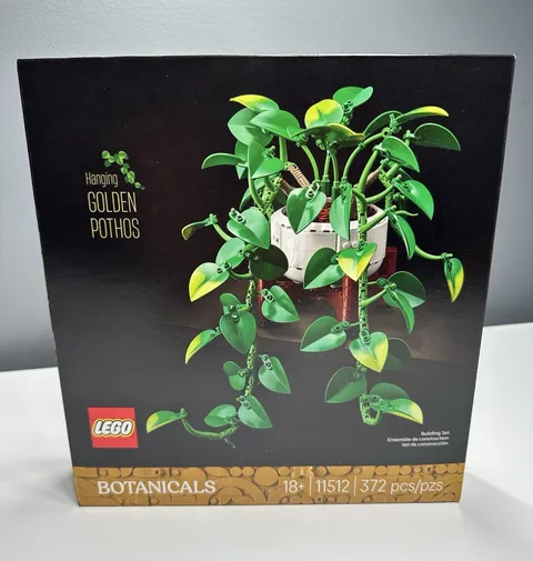 LEGO Botanicals Hanging Golden Pothos 11512 Complete Set 372 pcs 18+