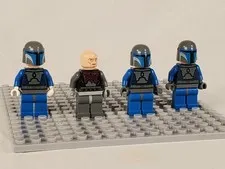 LEGO Star Wars Mandalorian Death Watch Lot 4 sw0296 sw0494 Incomplete  Condition