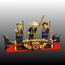 LEGO NINJAGO 71861 First Spinjitzu Master Young Wu & Garmadon w/ Display Stand