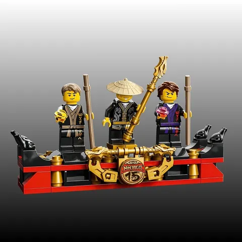 LEGO NINJAGO 71861 First Spinjitzu Master Young Wu & Garmadon w/ Display Stand