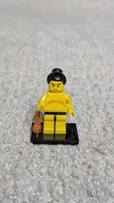 Lego Sumo Wrestler Minifigure Collectible Series 3 8803 CMF Rare Lot HTF W Base