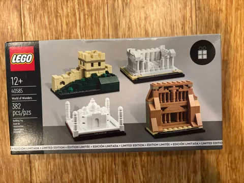 LEGO Architecture 40585 World of Wonders Retired Promo GWP Set New In Sealed Box