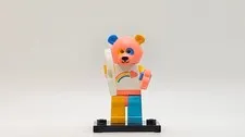 LEGO minifigure Bear Costume Guy col19-15 col356 CMF Series 19 rainbow heart