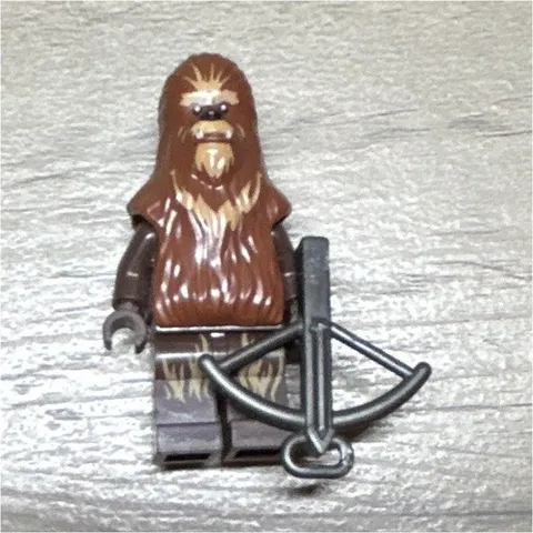 LEGO Star Wars Chewbacca Minifigure with Bowcaster Accessory