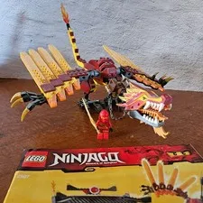 LEGO Ninjago 2507 Fire Dragon + Kai DX + Manual ONLY