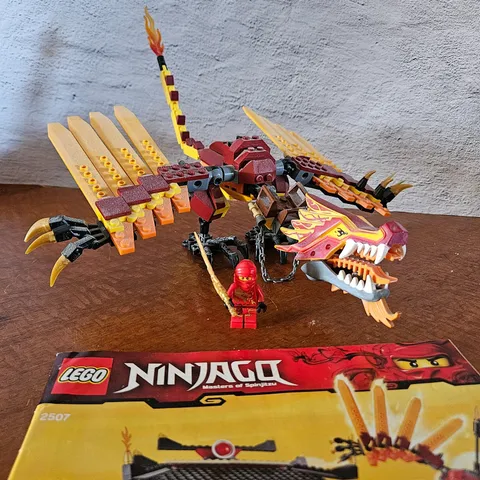 LEGO Ninjago 2507 Fire Dragon + Kai DX + Manual ONLY