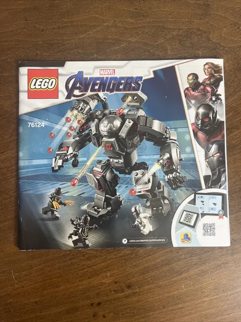 LEGO Marvel Avengers 76124 Instruction Manual Booklet INSTRUCTIONS ONLY