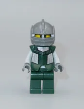 LEGO Castle Sir Kentis Knight green silver armor minifigure Kingdom 8813 8821