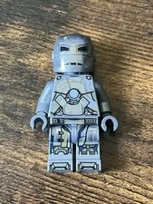 Lego Iron Man Minifigure Mark 1 Armor Marvel Super Heroes sh0565 Transclear Head