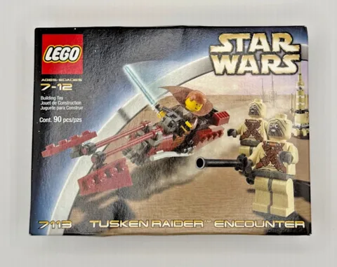NEW SEALED LEGO Star Wars Tusken Raider Encounter 7113 - Vintage 2002 RARE