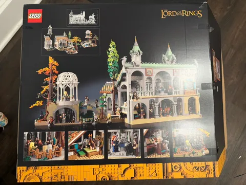 Lego Lord Of The Rings Rivendell 10316 Box And Manual Only