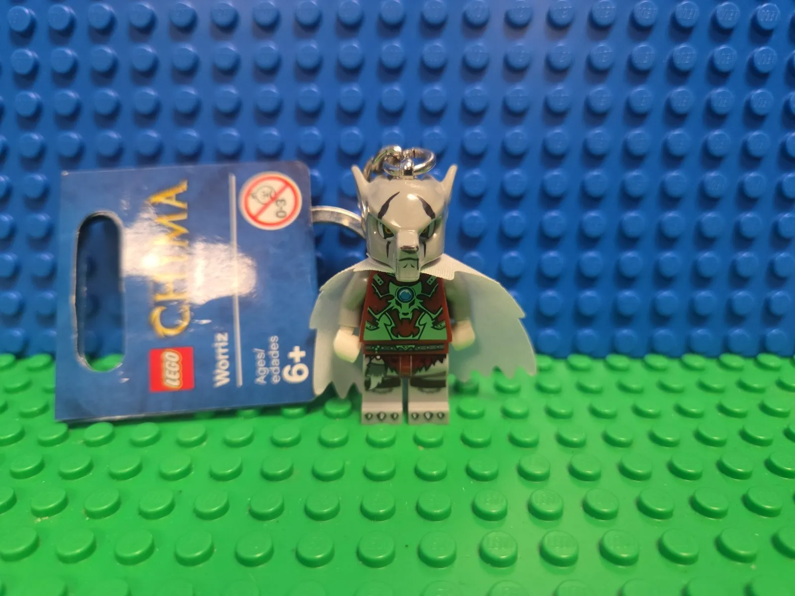 LEGO Worriz Key Chain Minifigure 850609 Legends Chima CMF Lot HTF Retired Rare
