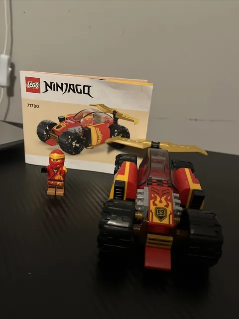 LEGO NINJAGO Kai’s Ninja Racer 71780, All Pieces, Minifigure, Instructions
