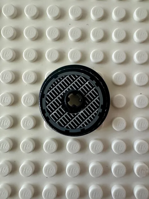 LEGO Technic, Disk 3 x 3 with Grille Pattern (Sticker) 2723pb017 - Set 4504