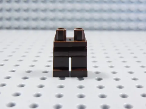 LEGO Dark Brown Plain Blank Legs Pants Minifig BG