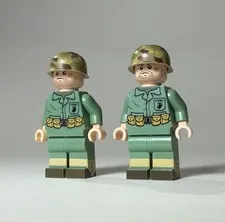 LEGO Brickmania x Citizen Brick Custom Printed US Marines With Camo Helmets