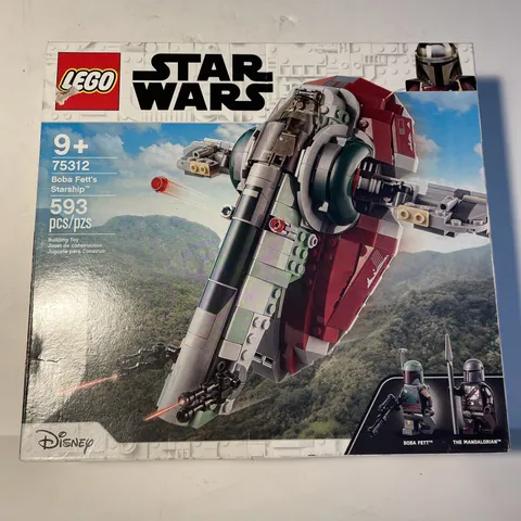 LEGO Star Wars 75312 BOBA FETT’S STARSHIP SLAVE 1 New Sealed - Shelf Wear on Box