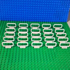 LEGO Light Grey Bar Fence. 1x2x4.     Lot Of 25. Excellent Condition.
