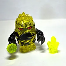 LEGO Translucent Yellow Rock Monster Minifigure with Crystal