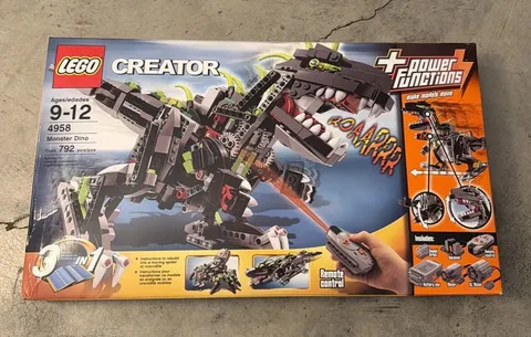 Lego Creator 4958 Monster Dino Motorized New Sealed