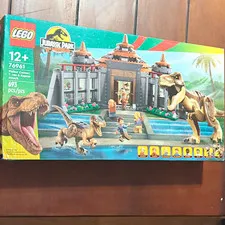 LEGO 76961 Visitor Center T. rex & Raptor Attack Jurassic Park 693pcs 12+ 30th
