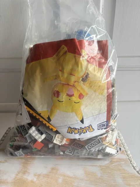 3.39 LB LEGO Mixed Bulk Lot Random Parts Pieces Pokémon Porsche Build Lot