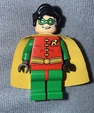 LEGO VINTAGE BATMAN 2006 2008 MINIGURE - ROBIN AUTHENTIC