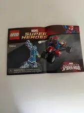 LEGO Marvel Super Heroes 76014 Ultimate Spider-Man Illustrated Manual Booklet