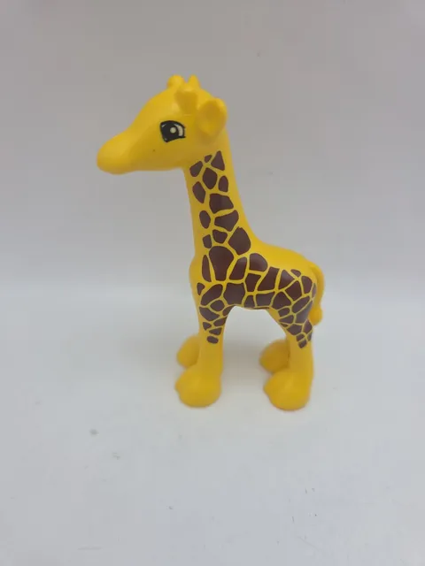 Lego Duplo Animal Giraffe Baby Yellow With Brown Spots