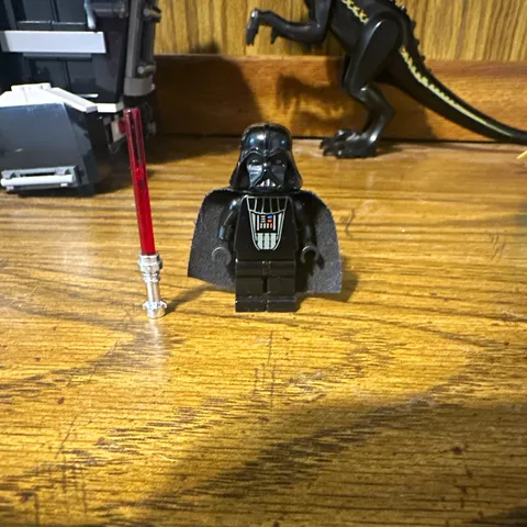 LEGO Darth Vader chrome hilt(Light Bluish Gray Head) 10131 7262 sw0004a Minifig