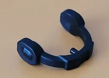 BLACK LEGO 14045 Headphones Minifigure Ear Protectors Headset - Thick Arms