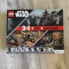 LEGO Star Wars Walmart Exclusive 66708 Galactic Adventures Pack 3 Sets in 1 New
