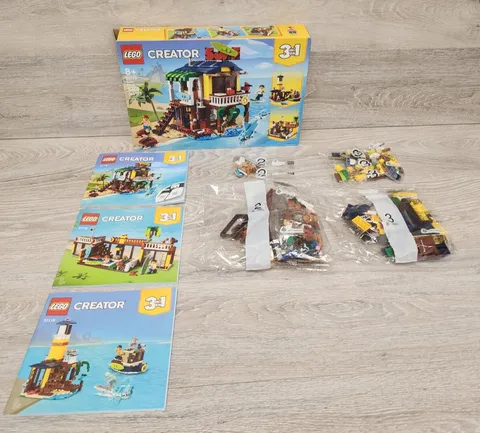 Lego Creator 31118 Surfer Beach House Open Box Sealed Bags MISSING BAG #1 READ