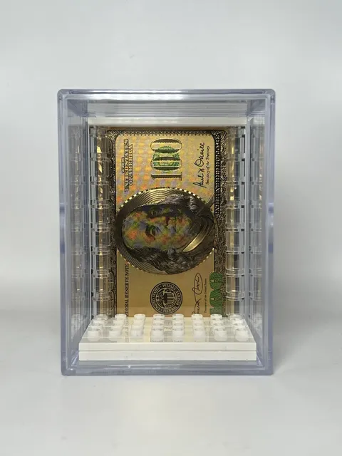 Collectible Force Pack MONEY PACK Minifigure Display Case For Lego Minifigs