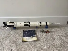 LEGO 21309 NASA Apollo Saturn V Rocket RETIRED 99% complete READ DESCRIPTION