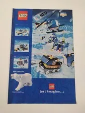 Rare Advertising Flyer Advertising Sheet LEGO System Artic 6586 6573 6520 2000