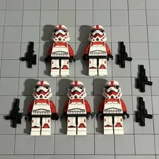 Lego Star Wars Imperial Stormtrooper Shock Trooper, Coruscant Guard H3 61
